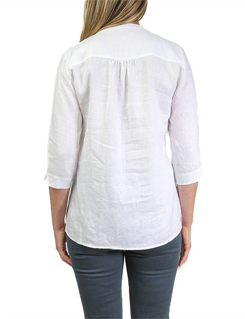 Jump Sequin Front Pin Tuck Top