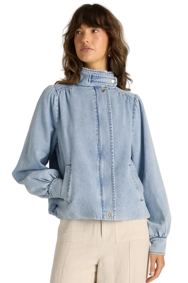 Fate + Becker Lila Denim Bubble Jacket