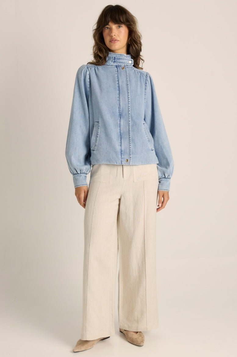 Fate + Becker Lila Denim Bubble Jacket