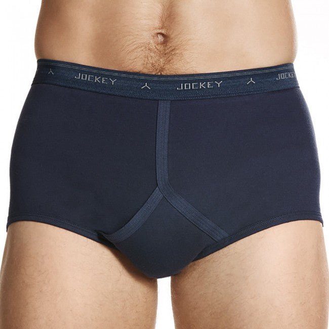 Brief Jockey Y-Front Large-NAVY