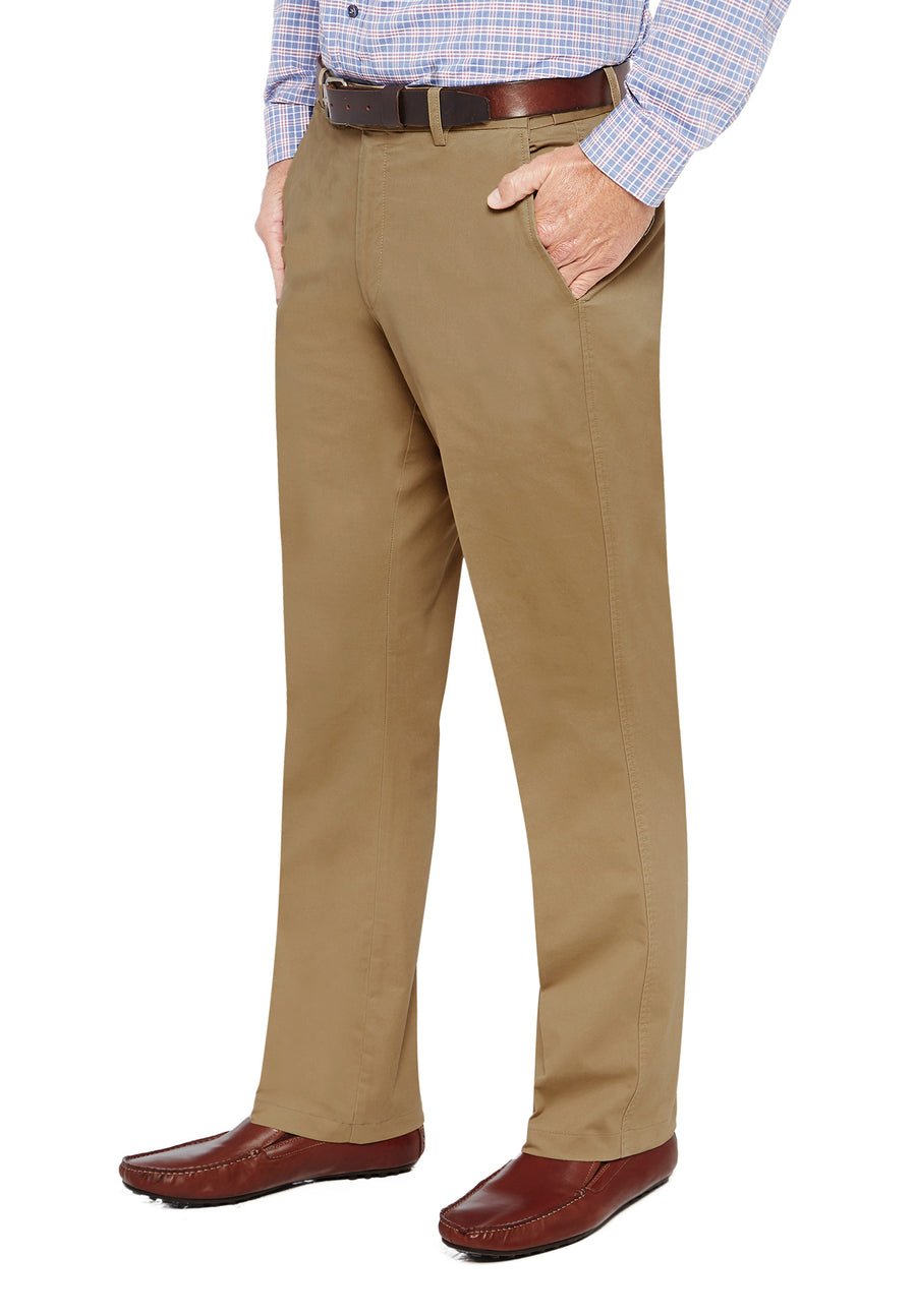 City Club Mariner Harbour Trouser Tan Plus Size