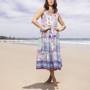 Escape By OQ Sleeveless Midi Dress