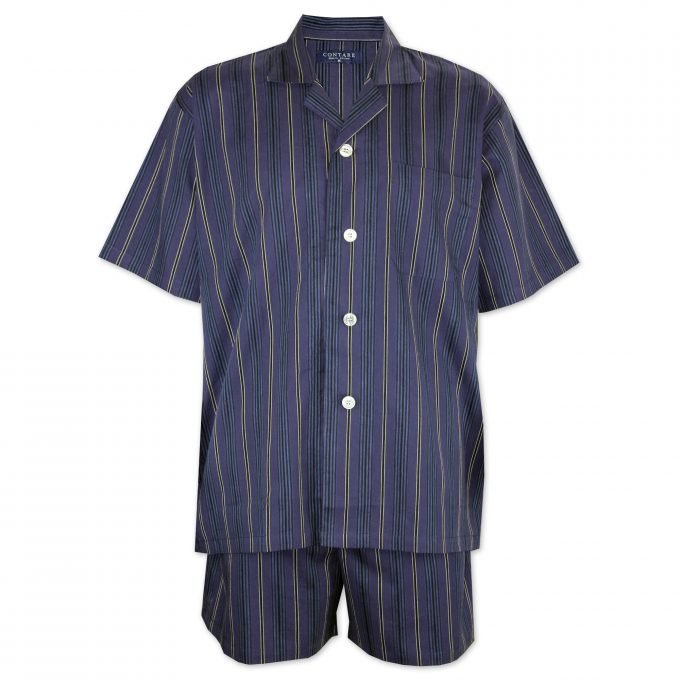 CONTARE 100% COTTON STRIPE SHORT PJ