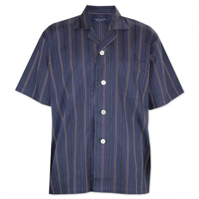 CONTARE 100% COTTON STRIPE SHORT PJ