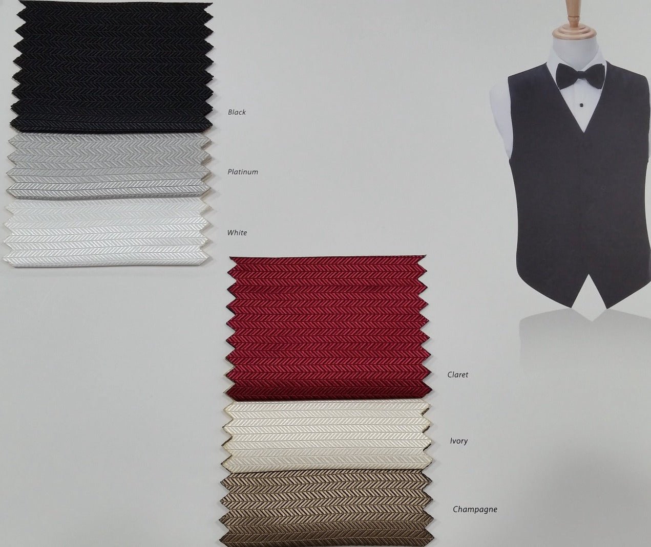 VEST HERRINGBONE