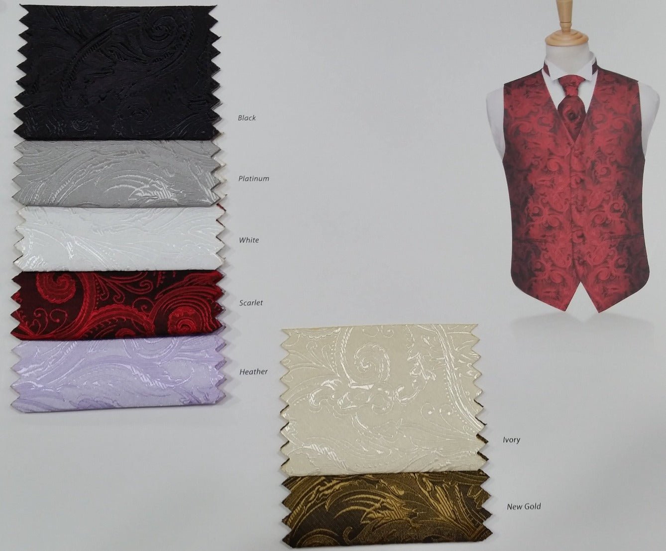 Vest Paisley Pattern